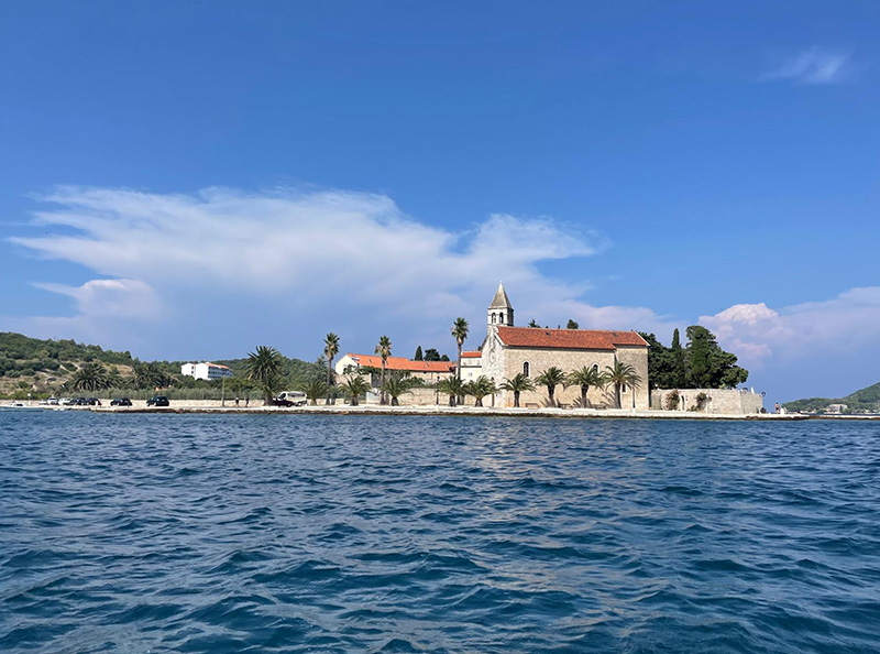 Korcula sailing boat
